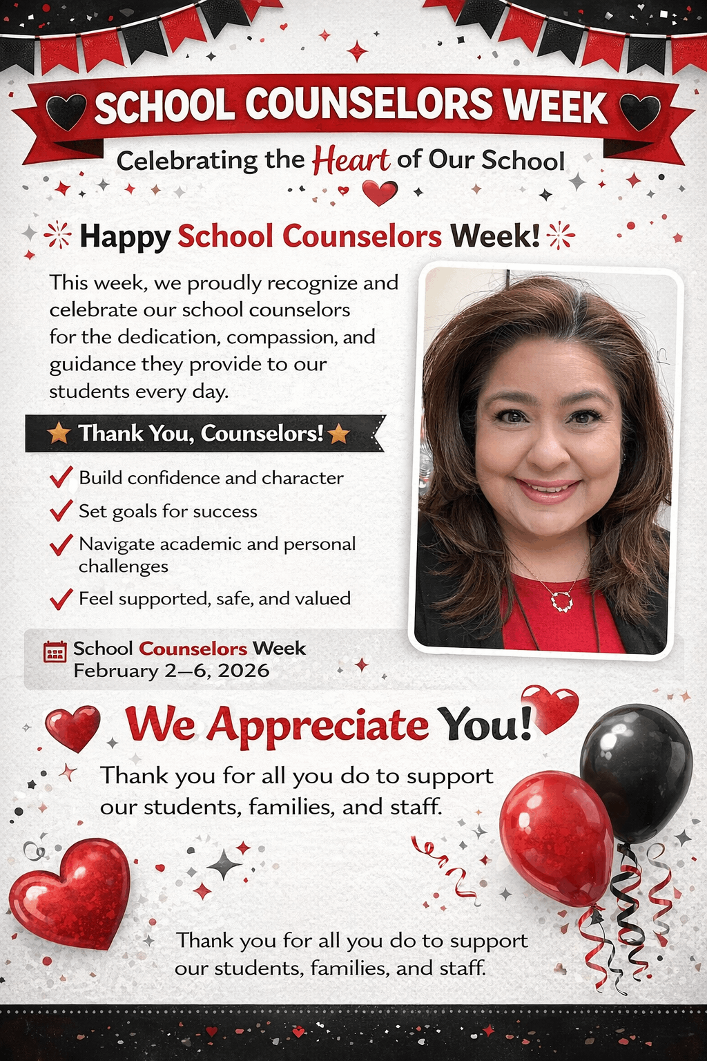 Happy Counselors Week Ms. Duron